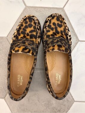 Whitney Weejuns® Pony Hair Loafers In Leopard Print